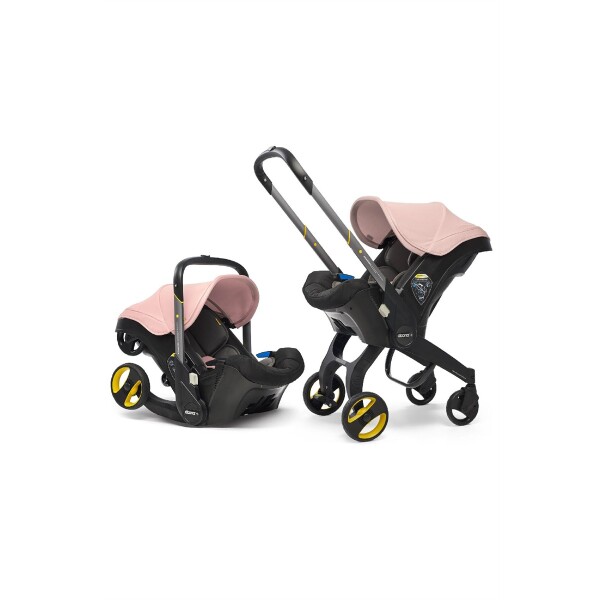 Doona+ Bebek Arabasına Dönüşen Tekerlekli Gr 0 Ana Kucağı Oto Koltuğu - Blush Pink - 1