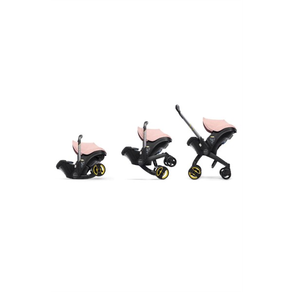 Doona+ Bebek Arabasına Dönüşen Tekerlekli Gr 0 Ana Kucağı Oto Koltuğu - Blush Pink - 4