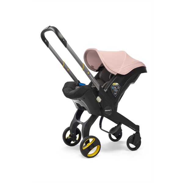 Doona+ Bebek Arabasına Dönüşen Tekerlekli Gr 0 Ana Kucağı Oto Koltuğu - Blush Pink - 5