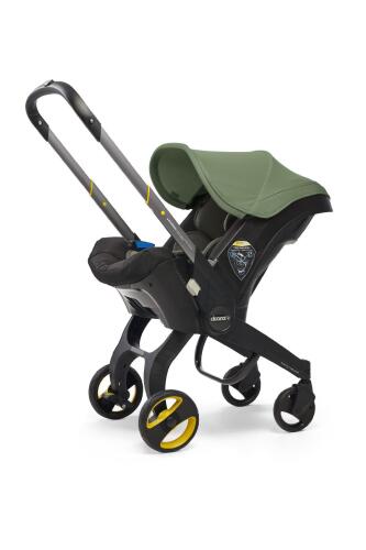 Doona+ Bebek Arabasına Dönüşen Tekerlekli Gr 0 Ana Kucağı Oto Koltuğu - Desert Green - 5