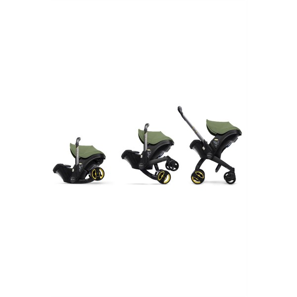 Doona+ Bebek Arabasına Dönüşen Tekerlekli Gr 0 Ana Kucağı Oto Koltuğu - Desert Green - 10