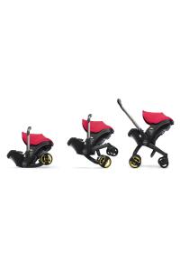 Doona+ Bebek Arabasına Dönüşen Tekerlekli Gr 0 Ana Kucağı Oto Koltuğu - Flame Red - 9