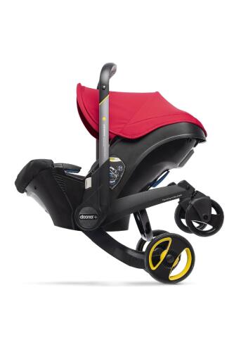 Doona+ Bebek Arabasına Dönüşen Tekerlekli Gr 0 Ana Kucağı Oto Koltuğu - Flame Red - 12