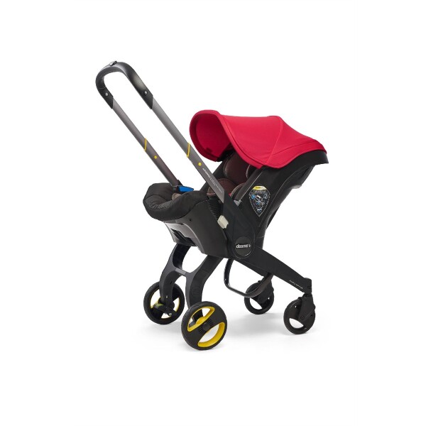 Doona+ Bebek Arabasına Dönüşen Tekerlekli Gr 0 Ana Kucağı Oto Koltuğu - Flame Red - 4