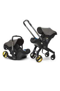 Doona+ Bebek Arabasına Dönüşen Tekerlekli Gr 0 Ana Kucağı Oto Koltuğu - Hound Grey - 2