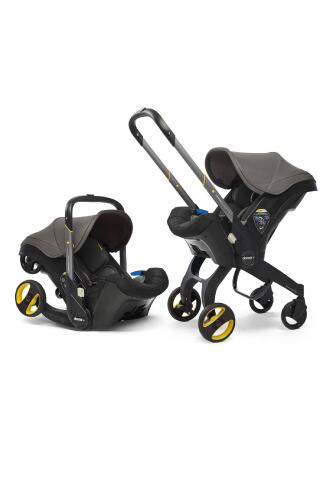 Doona+ Bebek Arabasına Dönüşen Tekerlekli Gr 0 Ana Kucağı Oto Koltuğu - Hound Grey - 2