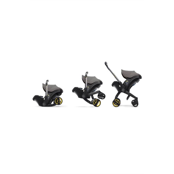 Doona+ Bebek Arabasına Dönüşen Tekerlekli Gr 0 Ana Kucağı Oto Koltuğu - Hound Grey - 13