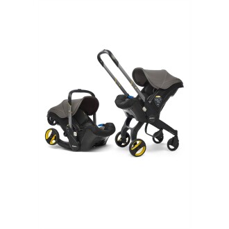 Doona+ Bebek Arabasına Dönüşen Tekerlekli Gr 0 Ana Kucağı Oto Koltuğu - Hound Grey