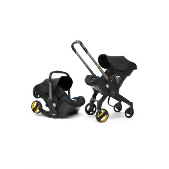 Doona+ Bebek Arabasına Dönüşen Tekerlekli Gr 0 Ana Kucağı Oto Koltuğu - Nitro Black (Kolisi Hasarlı)