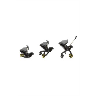 Doona+ Bebek Arabasına Dönüşen Tekerlekli Gr 0 Ana Kucağı Oto Koltuğu - Storm Grey - 13