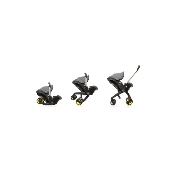 Doona+ Bebek Arabasına Dönüşen Tekerlekli Gr 0 Ana Kucağı Oto Koltuğu - Storm Grey - 13