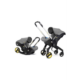 Doona+ Bebek Arabasına Dönüşen Tekerlekli Gr 0 Ana Kucağı Oto Koltuğu - Storm Grey