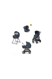 Inglesina Aptica Glam Bebek Arabası & Darwin Recline Ana Kucaklı 4'lü Sistem - Resort Blue