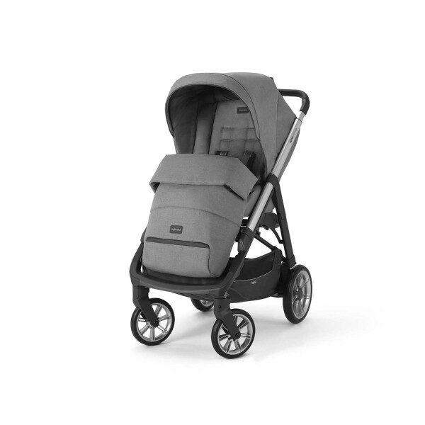 Inglesina Aptica Tek El Tek Hamle ile Katlanıp Açılan Çift Yön Bebek Arabası - Kensington Grey - 1