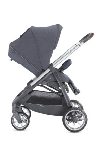Inglesina Aptica Tek El Tek Hamle ile Katlanıp Açılan Çift Yön Bebek Arabası Özel Koleksiyon - Tailor Denim - 8