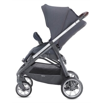 Inglesina Aptica Tek El Tek Hamle ile Katlanıp Açılan Çift Yön Bebek Arabası Özel Koleksiyon - Tailor Denim - 3