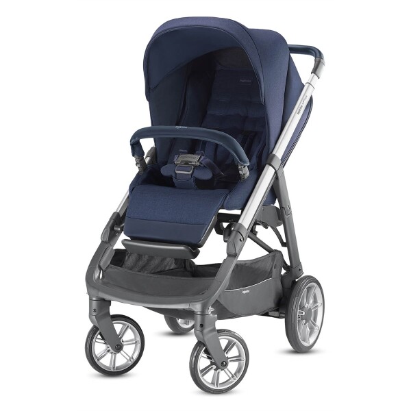 Inglesina Aptica Tek El Tek Hamle ile Katlanıp Açılan Çift Yön Bebek Arabası - Portland Blue - 3