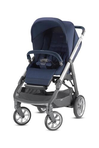 Inglesina Aptica Tek El Tek Hamle ile Katlanıp Açılan Çift Yön Bebek Arabası - Portland Blue - 6