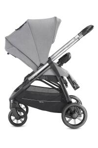 Inglesina Aptica Tek El Tek Hamle ile Katlanıp Açılan Çift Yön Bebek Arabası - Silk Grey - 8