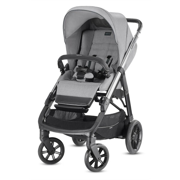 Inglesina Aptica Tek El Tek Hamle ile Katlanıp Açılan Çift Yön Bebek Arabası - Silk Grey - 3