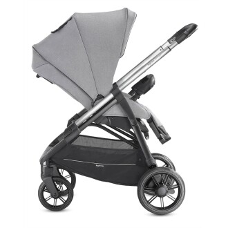 Inglesina Aptica Tek El Tek Hamle ile Katlanıp Açılan Çift Yön Bebek Arabası - Silk Grey - 5