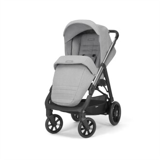 Inglesina Aptica Tek El Tek Hamle ile Katlanıp Açılan Çift Yön Bebek Arabası - Silk Grey