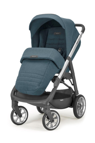 Inglesina Aptica Tek El Tek Hamle ile Katlanıp Açılan Çift Yön Bebek Arabası - Vancouver Blue - 2