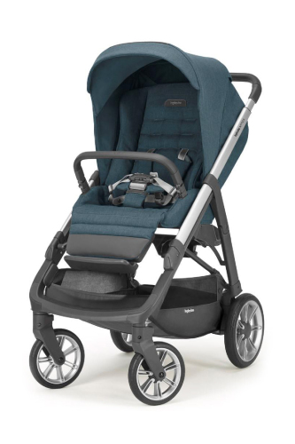 Inglesina Aptica Tek El Tek Hamle ile Katlanıp Açılan Çift Yön Bebek Arabası - Vancouver Blue - 4