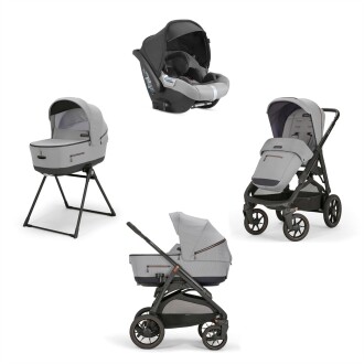Inglesina Aptica XT Bebek Arabası & Darwin Ana Kucaklı, Portbebeli, Stantlı, 4'lü Sistem - Horizon Grey