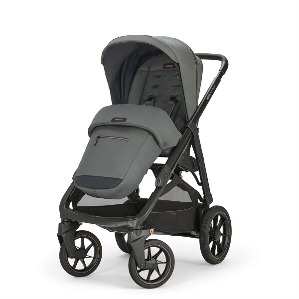 Inglesina Aptica XT Bebek Arabası & Darwin Ana Kucaklı, Portbebeli, Stantlı, 4'lü Sistem - Taiga Green - 2