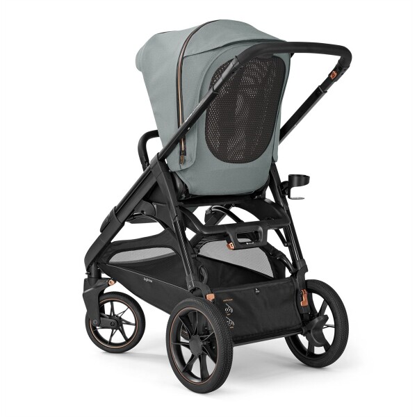 Inglesina Aptica XT Glam Tek El Tek Hamle ile Katlanıp Açılan Çift Yön Bebek Arabası - Igloo Grey - 4