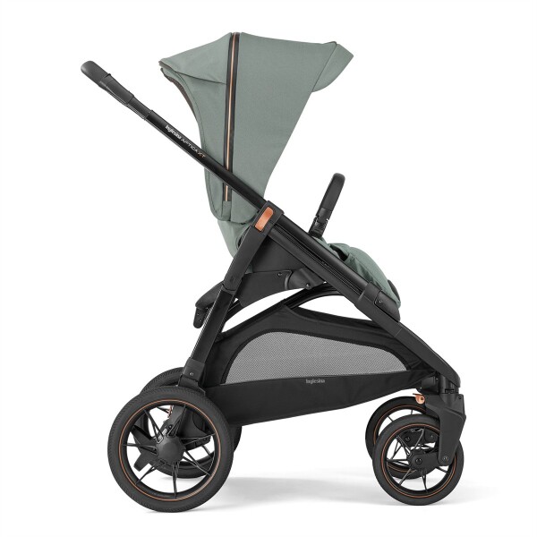 Inglesina Aptica XT Glam Tek El Tek Hamle ile Katlanıp Açılan Çift Yön Bebek Arabası - Igloo Grey - 6