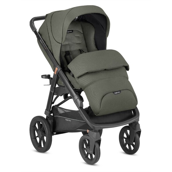Inglesina Aptica XT Tek El Tek Hamle ile Katlanıp Açılan Çift Yön Bebek Arabası - Sequoia Green - 1