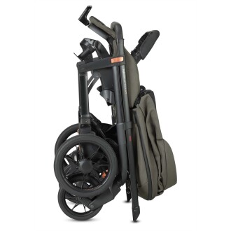 Inglesina Aptica XT Tek El Tek Hamle ile Katlanıp Açılan Çift Yön Bebek Arabası - Sequoia Green - 6