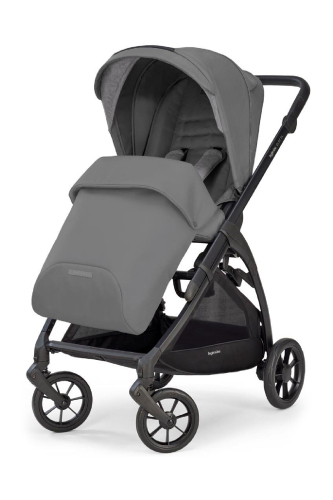 Inglesina Electa Tek El Tek Hamle ile Katlanıp Açılan Çift Yön Bebek Arabası - Chelsea Grey - 5
