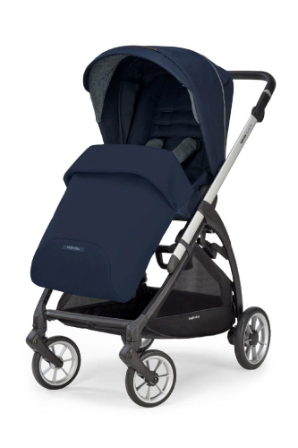 Inglesina Electa Tek El Tek Hamle ile Katlanıp Açılan Çift Yön Bebek Arabası - Soho Blue - 3