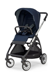 Inglesina Electa Tek El Tek Hamle ile Katlanıp Açılan Çift Yön Bebek Arabası - Soho Blue - 4