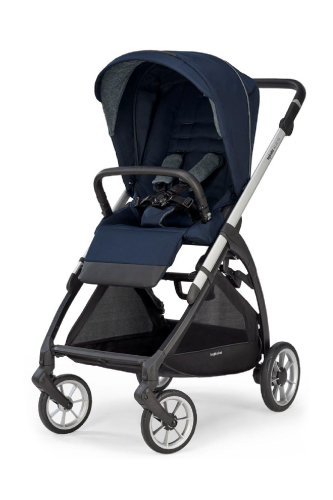 Inglesina Electa Tek El Tek Hamle ile Katlanıp Açılan Çift Yön Bebek Arabası - Soho Blue - 4