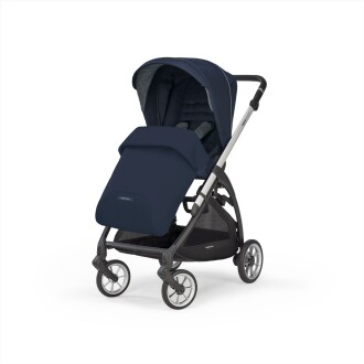 Inglesina Electa Tek El Tek Hamle ile Katlanıp Açılan Çift Yön Bebek Arabası - Soho Blue