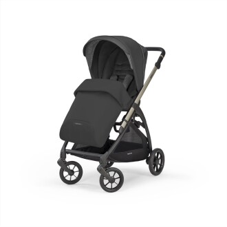 Inglesina Electa Tek El Tek Hamle ile Katlanıp Açılan Çift Yön Bebek Arabası - Upper Black