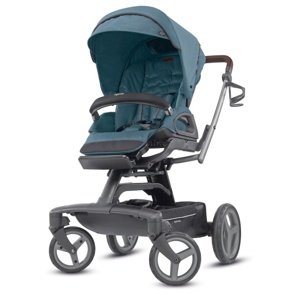 Inglesina Quad Tek El Tek Hamle ile Açılıp Katlanabilen Çift Yön Bebek Arabası - Ascott Green - 1