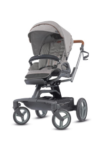 Inglesina Quad Tek El Tek Hamle ile Açılıp Katlanabilen Çift Yön Bebek Arabası - Derby Grey - 2