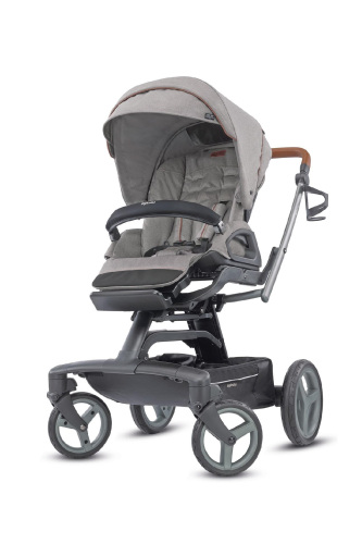 Inglesina Quad Tek El Tek Hamle ile Açılıp Katlanabilen Çift Yön Bebek Arabası - Derby Grey - 2