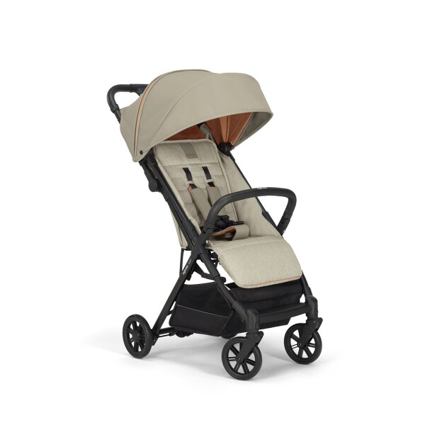 Inglesina Quid2 Tek El Tek Hamle ile Katlanıp Açılan Kabin Boy Bebek Arabası - Camel Beige - 1