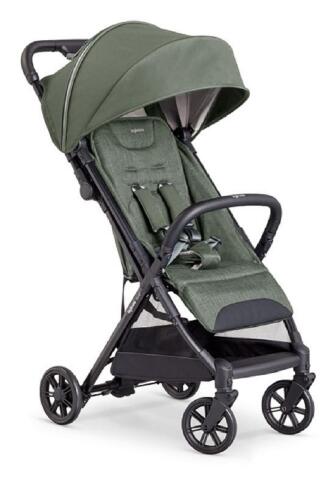 Inglesina Quid2+ Tek El Tek Hamle ile Katlanıp Açılan Kabin Boy Bebek Arabası - Crocodile Green - 3