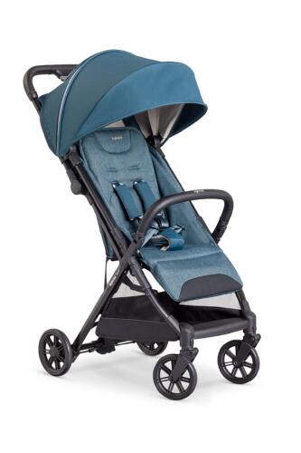 Inglesina Quid2+ Tek El Tek Hamle ile Katlanıp Açılan Kabin Boy Bebek Arabası - Manta Blue - 2