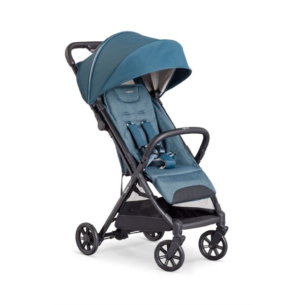 Inglesina Quid2+ Tek El Tek Hamle ile Katlanıp Açılan Kabin Boy Bebek Arabası - Manta Blue - 1