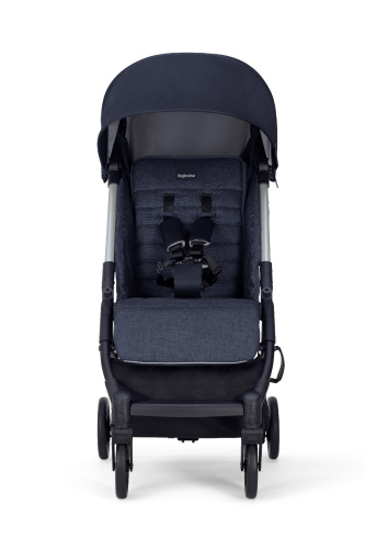 Inglesina Quid2 Tek El Tek Hamle ile Katlanıp Açılan Kabin Boy Bebek Arabası - Midnight Blue - 18