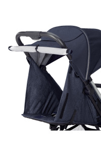 Inglesina Quid2 Tek El Tek Hamle ile Katlanıp Açılan Kabin Boy Bebek Arabası - Midnight Blue - 19