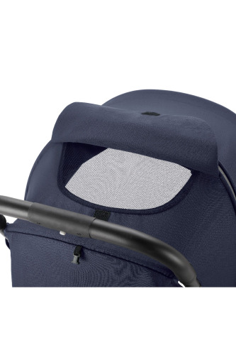 Inglesina Quid2 Tek El Tek Hamle ile Katlanıp Açılan Kabin Boy Bebek Arabası - Midnight Blue - 20